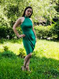 Платье вечернее Сукня на випускний Зеленое платье Модное платье тренд