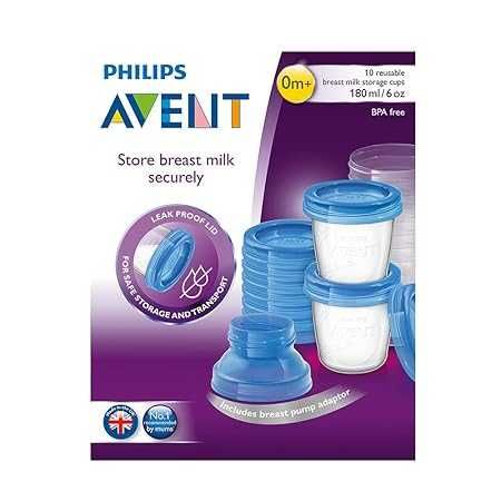 Philips SCF618/10 Avent Pojemniki do przechowywania mleka 8 sztuk