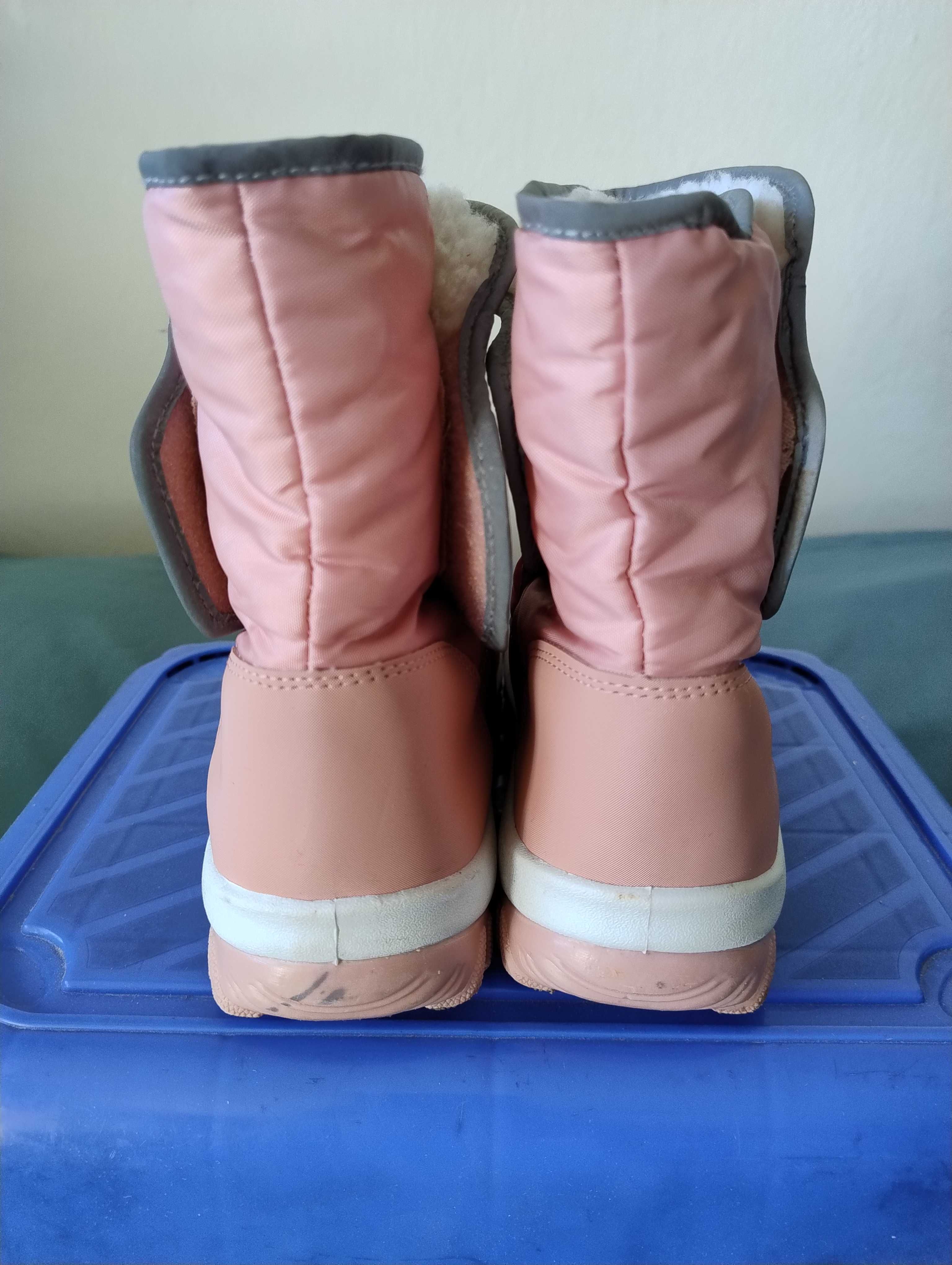 Buty ocieplane zimowe Sinsay 35 trzewiki śniegowce jak nowe tanio