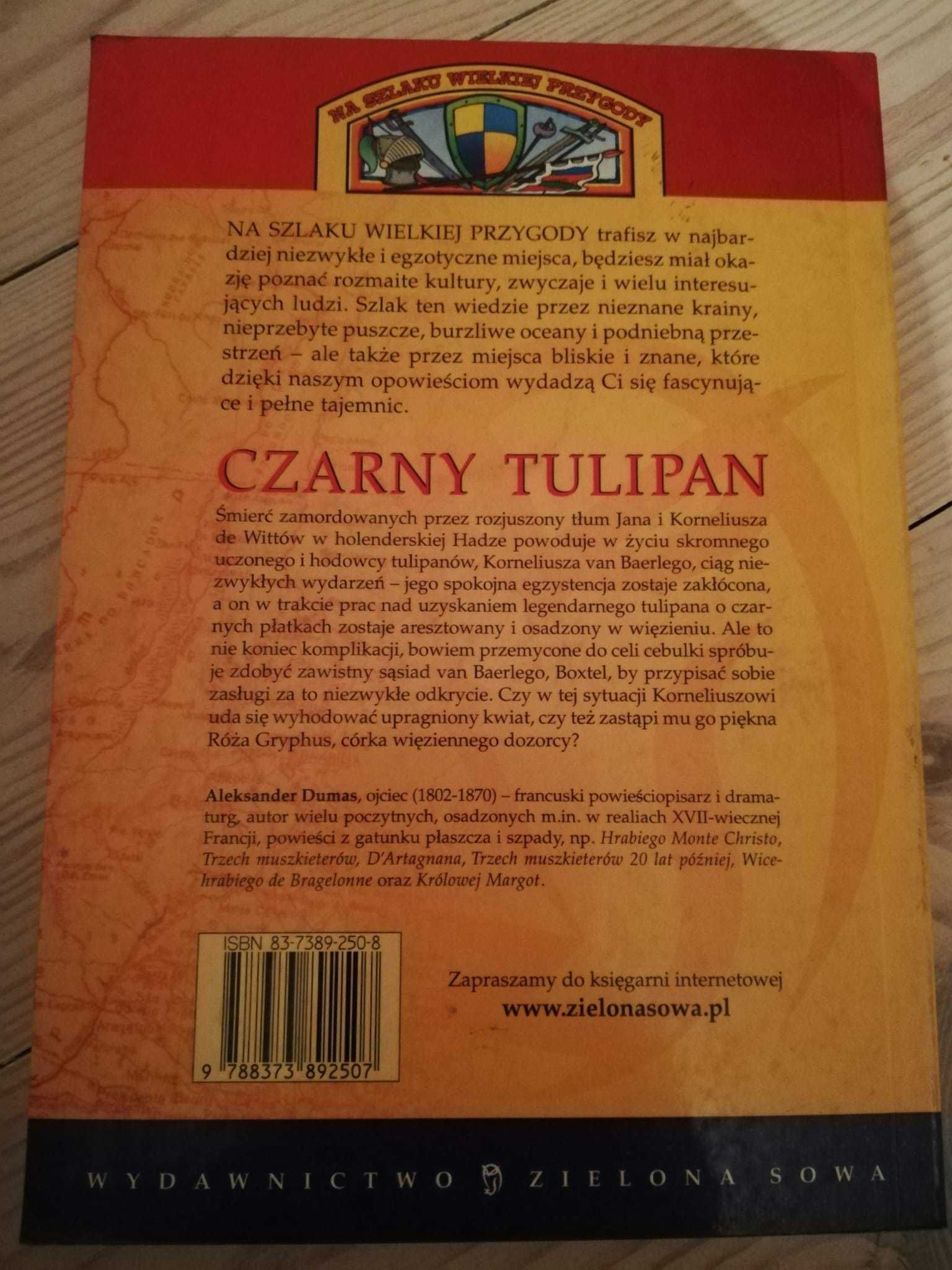 Czarny Tulipan powieść Aleksander Dumas