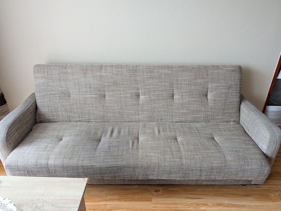 Sofa rozkładana z fotelem