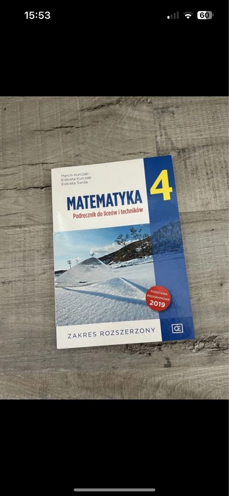 MATEMATYKA 4. Podrecznik do liceow i technikow zakres rozszerzony