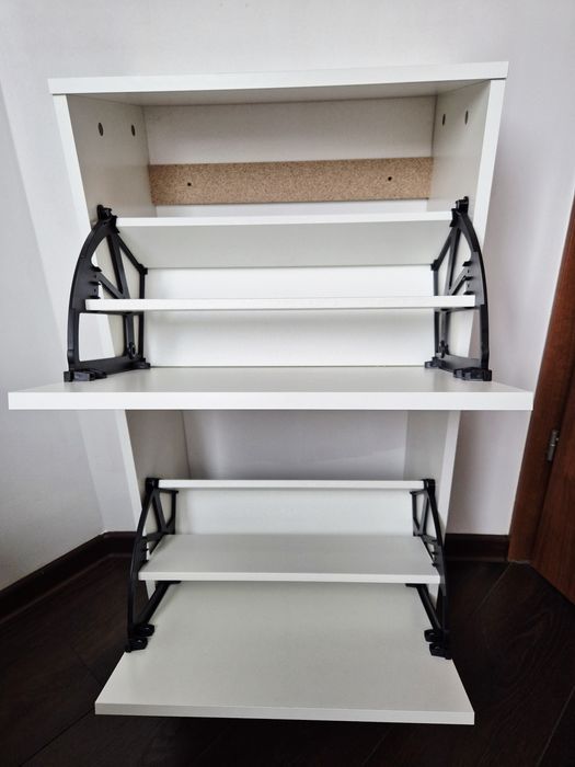 Szafka na buty Ikea Bissa biała nowa