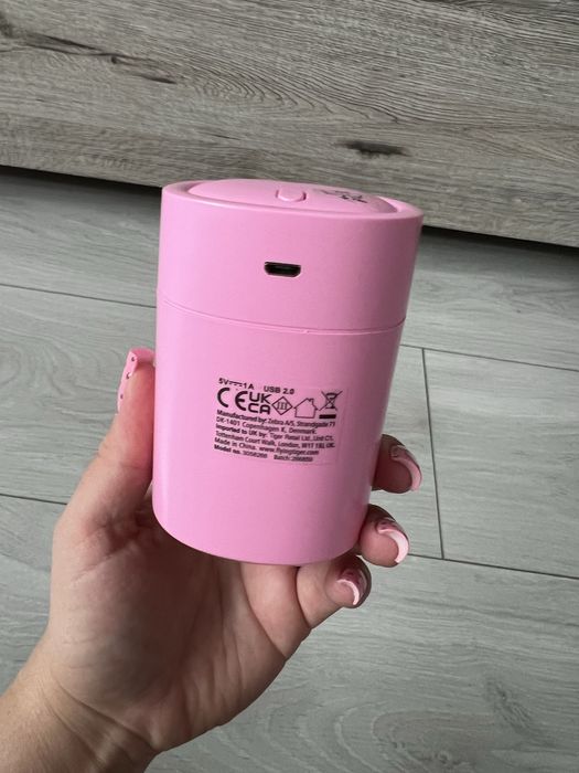 Flying Tiger mini nawilżacz powietrza różowy USB
