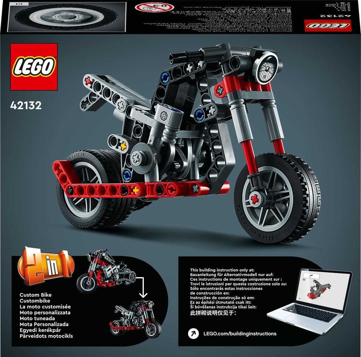 LEGO TECHNIC 42132 motocykl klocki