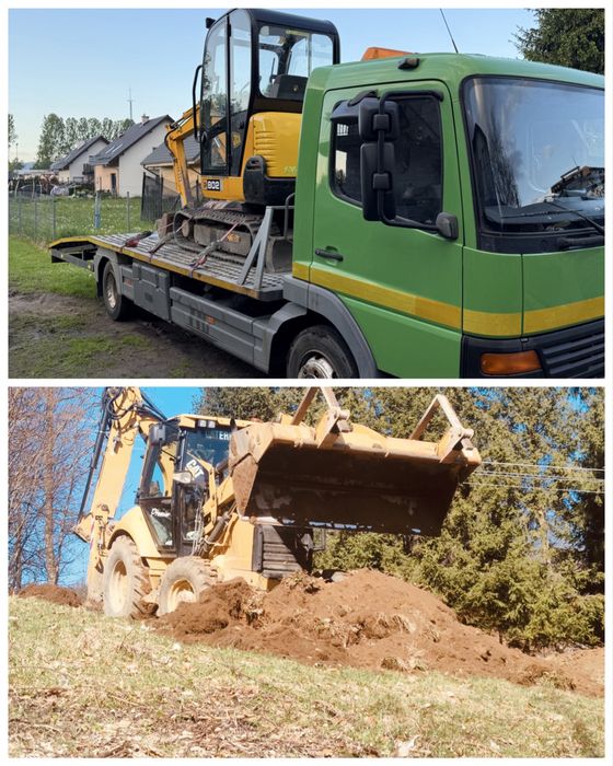 Prace Ziemne Usługi Minikoparką 2.5t oraz Koparko-ładowarką