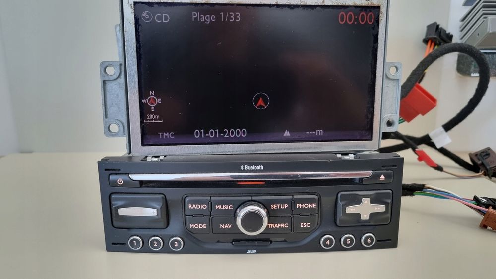 Radio navi rneg Peugeot 3008 5008 citroen c3 c4 98016550xt