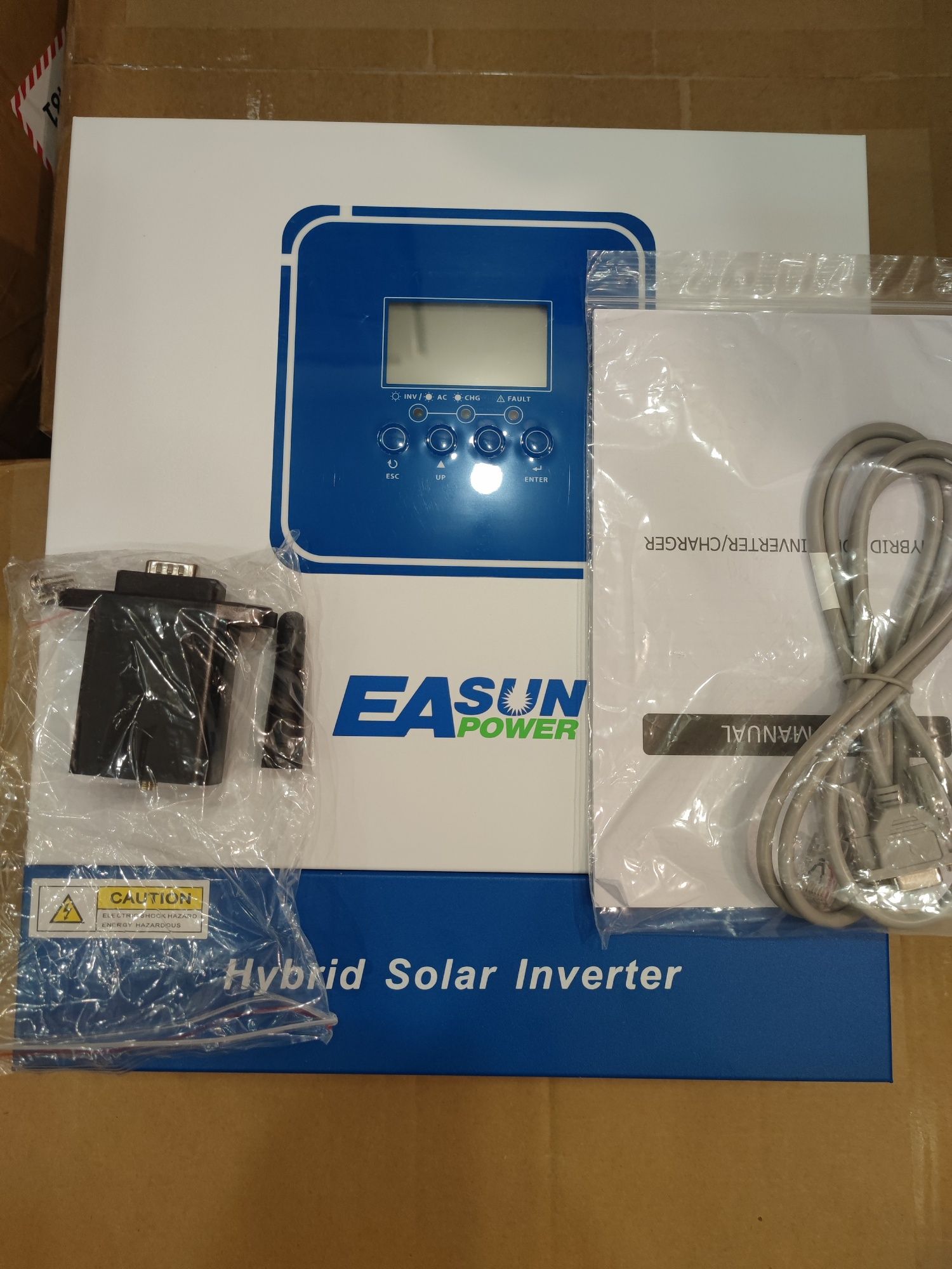 Гібридний інвертор 24v 4kw Powland Anenji Easun WiFi модуль інвектор