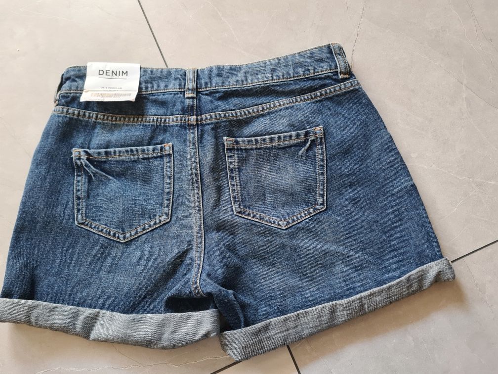 Spodenki jeansowe nowe 36