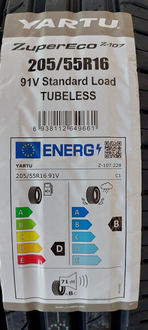 205/55R16 Yartu WYSYŁKA GRATIS 205/55/16 letnie Płock Opondex