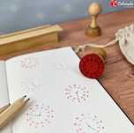 Stempel do nauki czasu - godziny i minuty Colorado siatka,