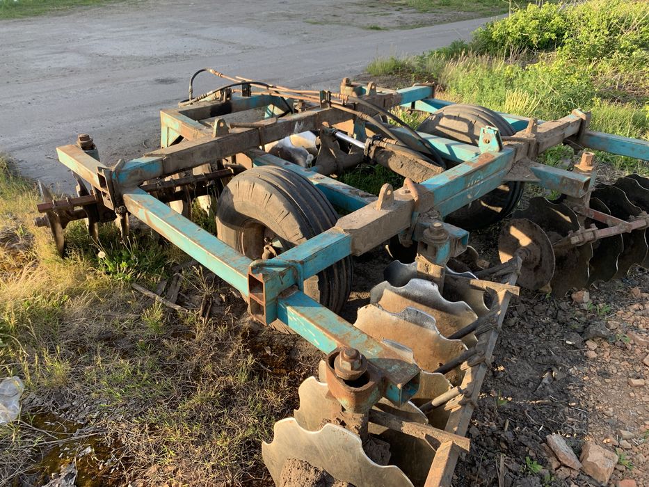 Дискова борона , прицепна