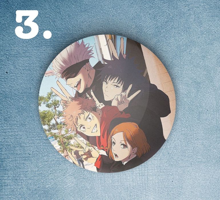 Аніме значки Годжо Сатору \ Аниме значки Магическая битва