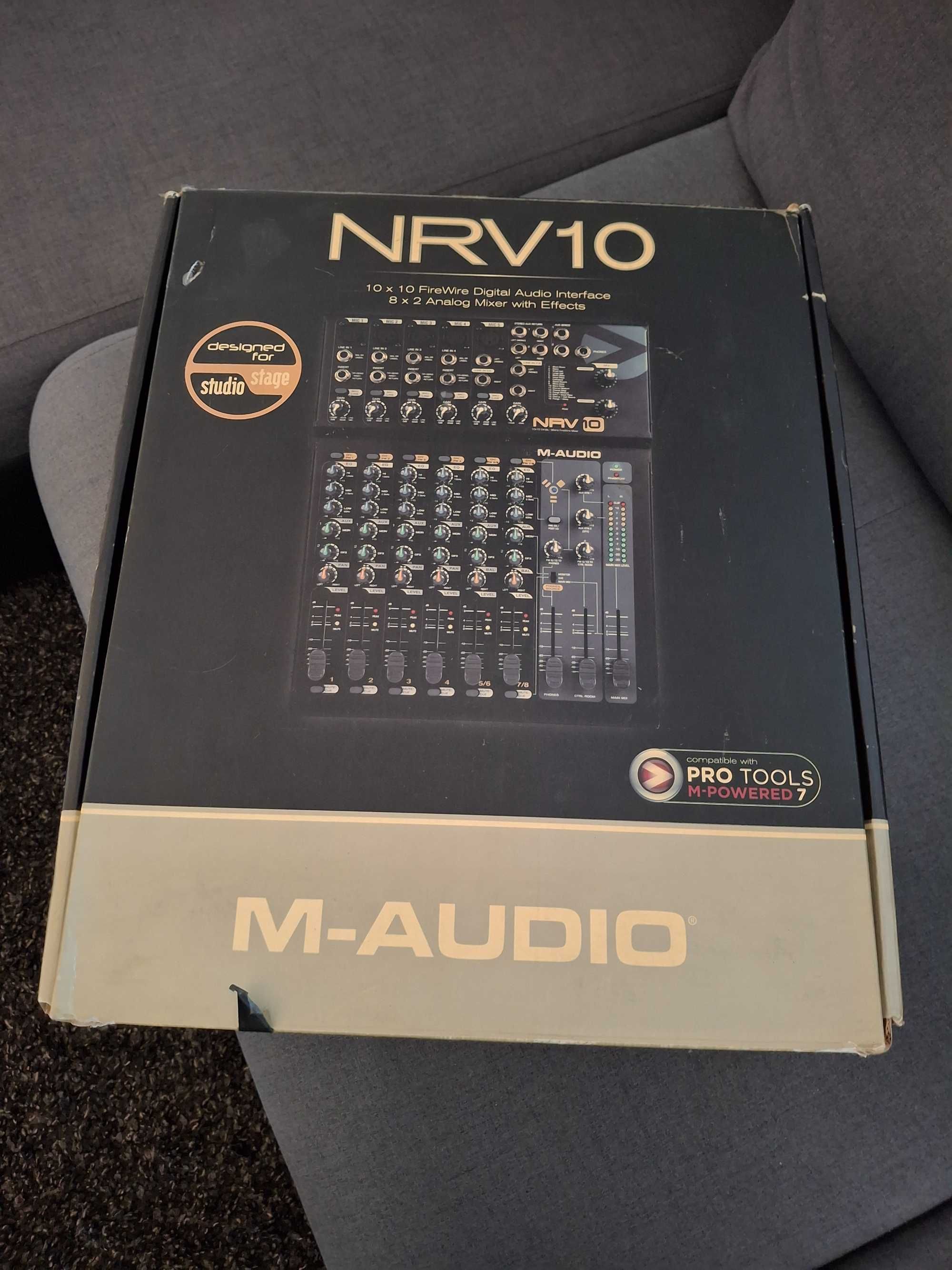 Mesa Mistura/Interface Firewire M-Audio NRV10