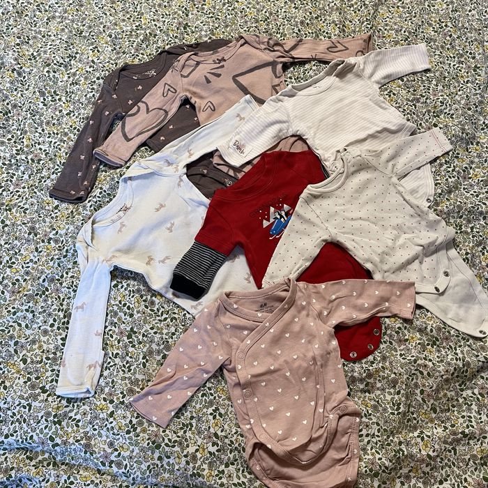 Лот/набір речей дівочий 0-3 місяці (50,56,62)