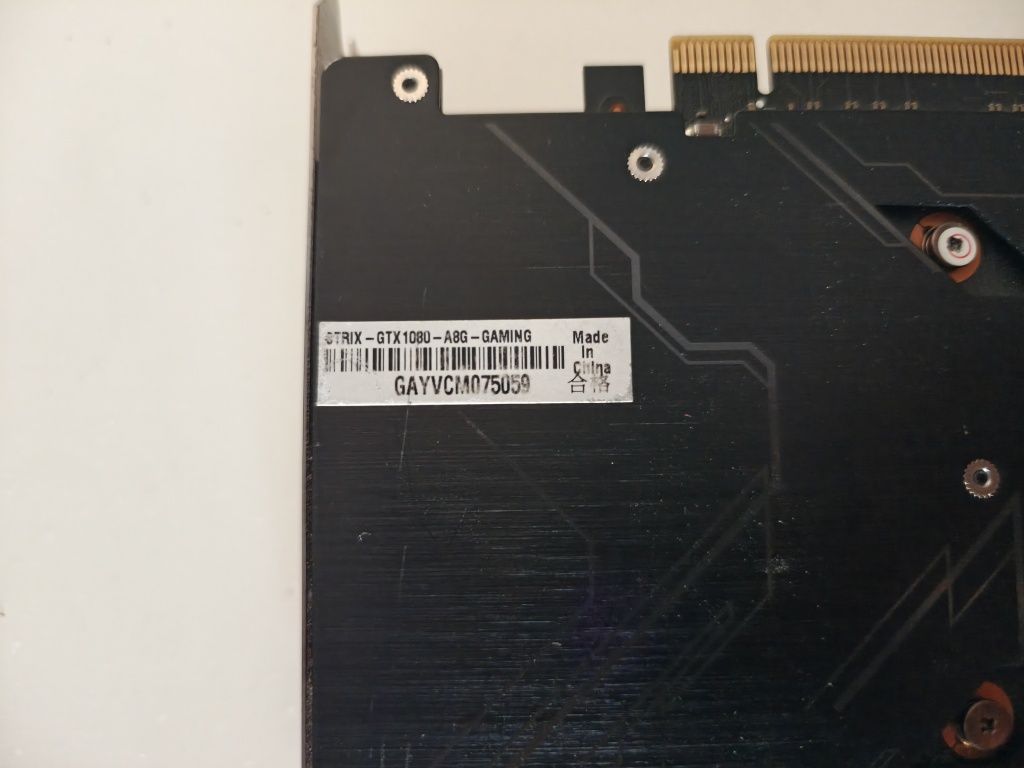 Nvidia GTX 1080 Asus ROG Strix