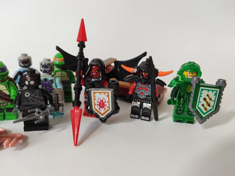 Минифигурки лего Nexo Knights Minecraft Batman Marvel Черепашки ниндзя