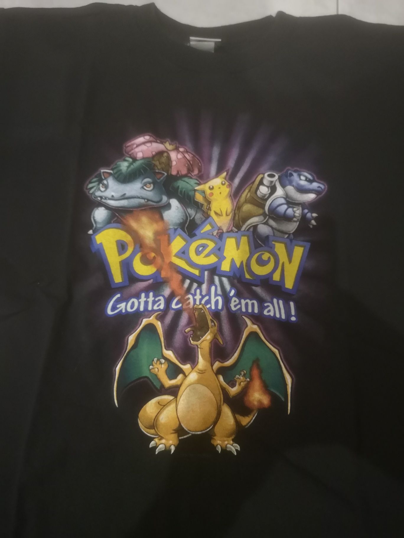 1999 Vintage Pokemon T-Shirts (EUA) produto oficial Nintendo