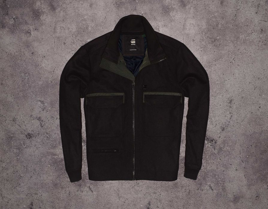 G-Star Raw XPO Wool Jacket (Чоловіча Вовняна Куртка Пальто Джи Стар )