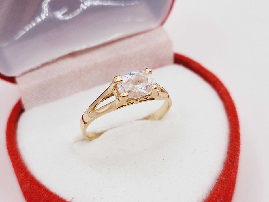 Jak NOWY! Złoty Pierścionek pr.585 (14K)