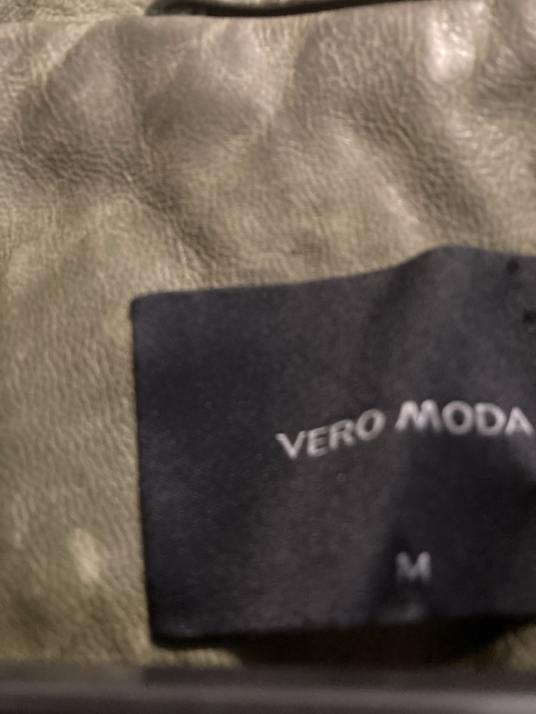 Vero moda skóra naturalna kurtka skórzana koza