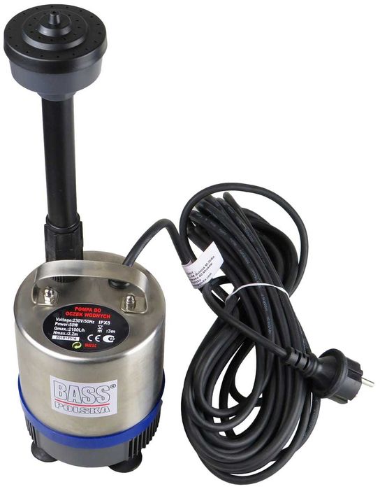 BASS POLSKA Pompa Do Oczka Wodnego Kaskady Fontanny 4 Dysze BP7962