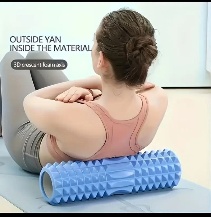 Массажный валик для самомассажа и тренировки