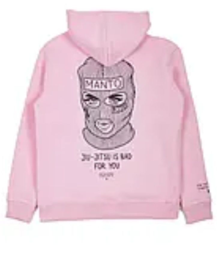 Рожеве худі Manto×Ktof Balaclava. 
Бренд: Manto
Материал ю: 100% бавов