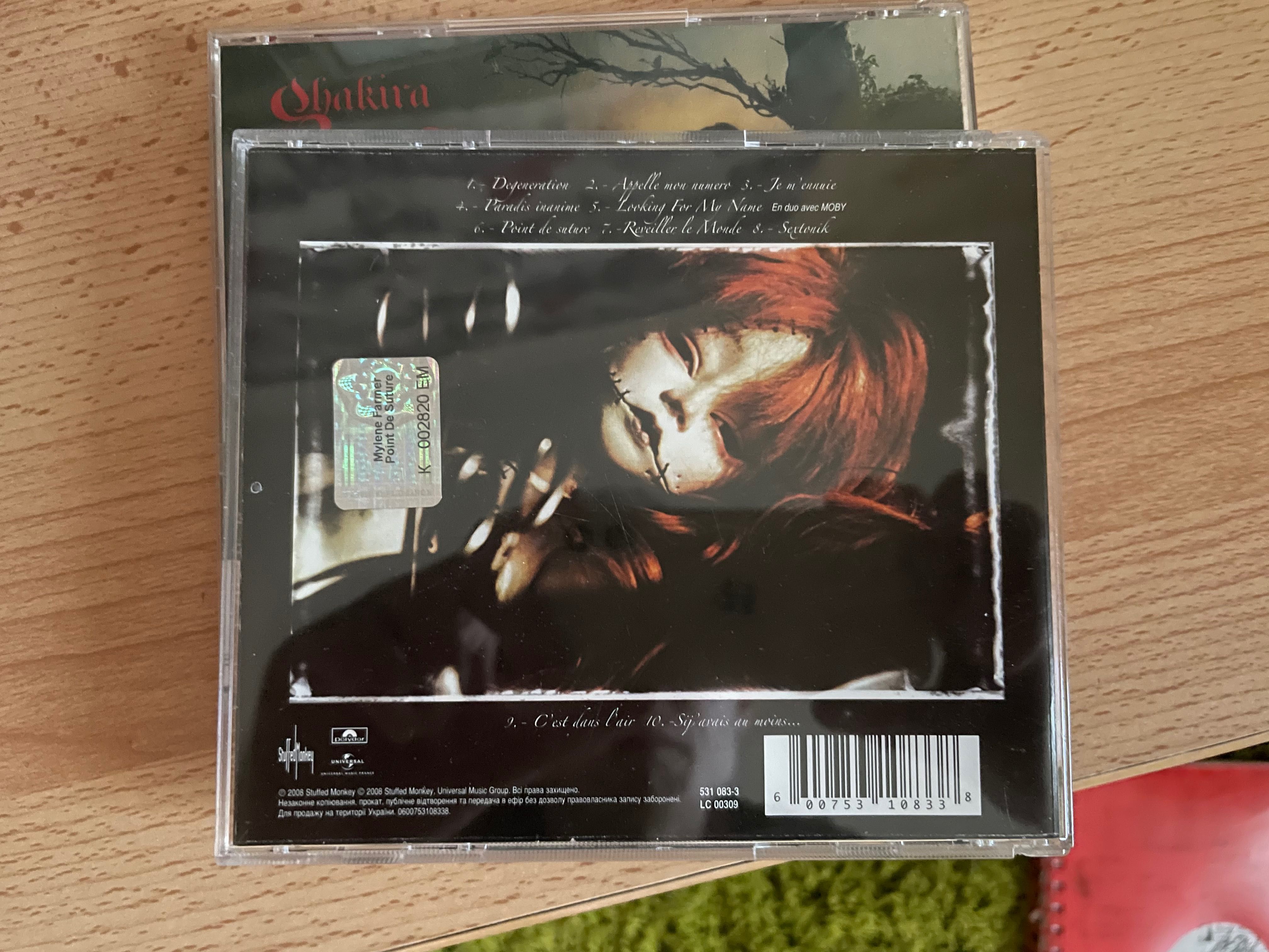 CD компакт-диск Mylene Farmer Kylie Minogue Shakira ліцензія нові