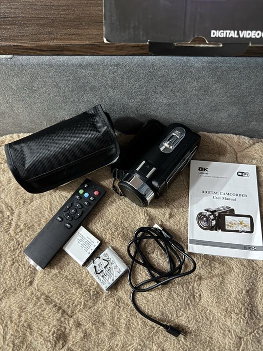 8К Відеокамера 64MP UHD | Wi-Fi, Нічне Бачення