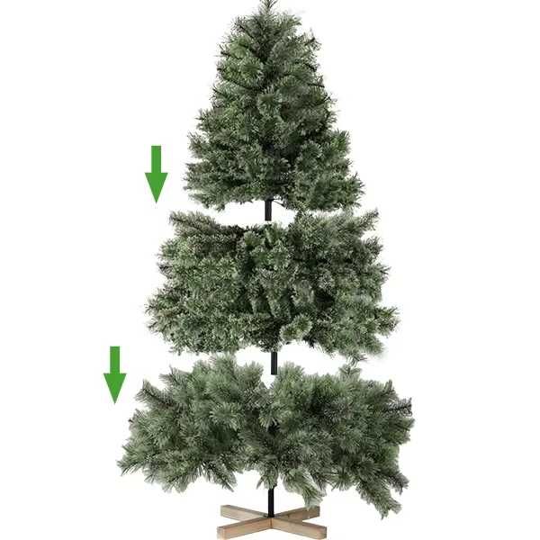 Nowa choinka / sztuczna / 240cm / LED / światełka / stojak / H4!~