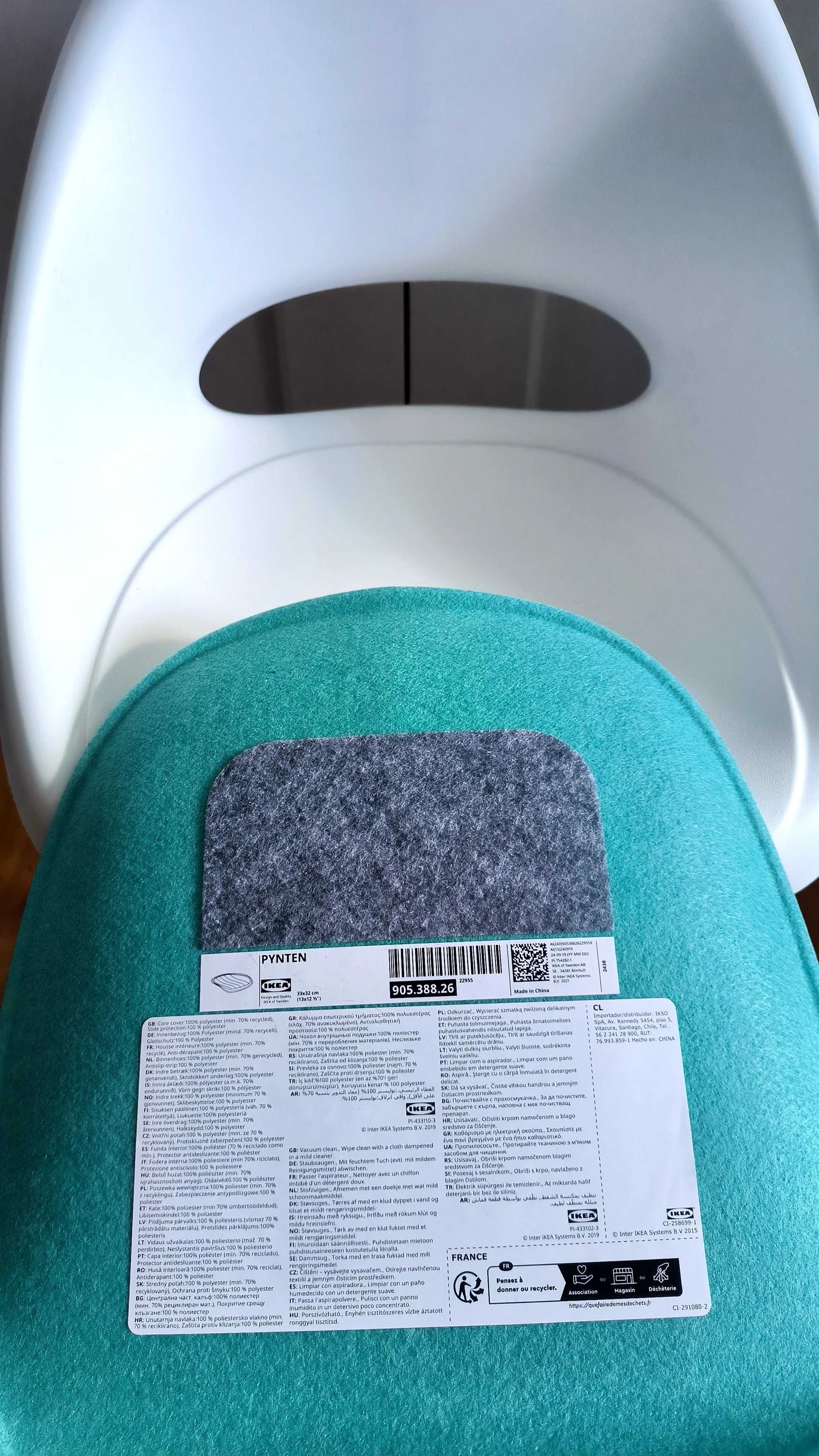 Krzesełko biurkowe dla dzieci IKEA LOBERGET plus poduszka