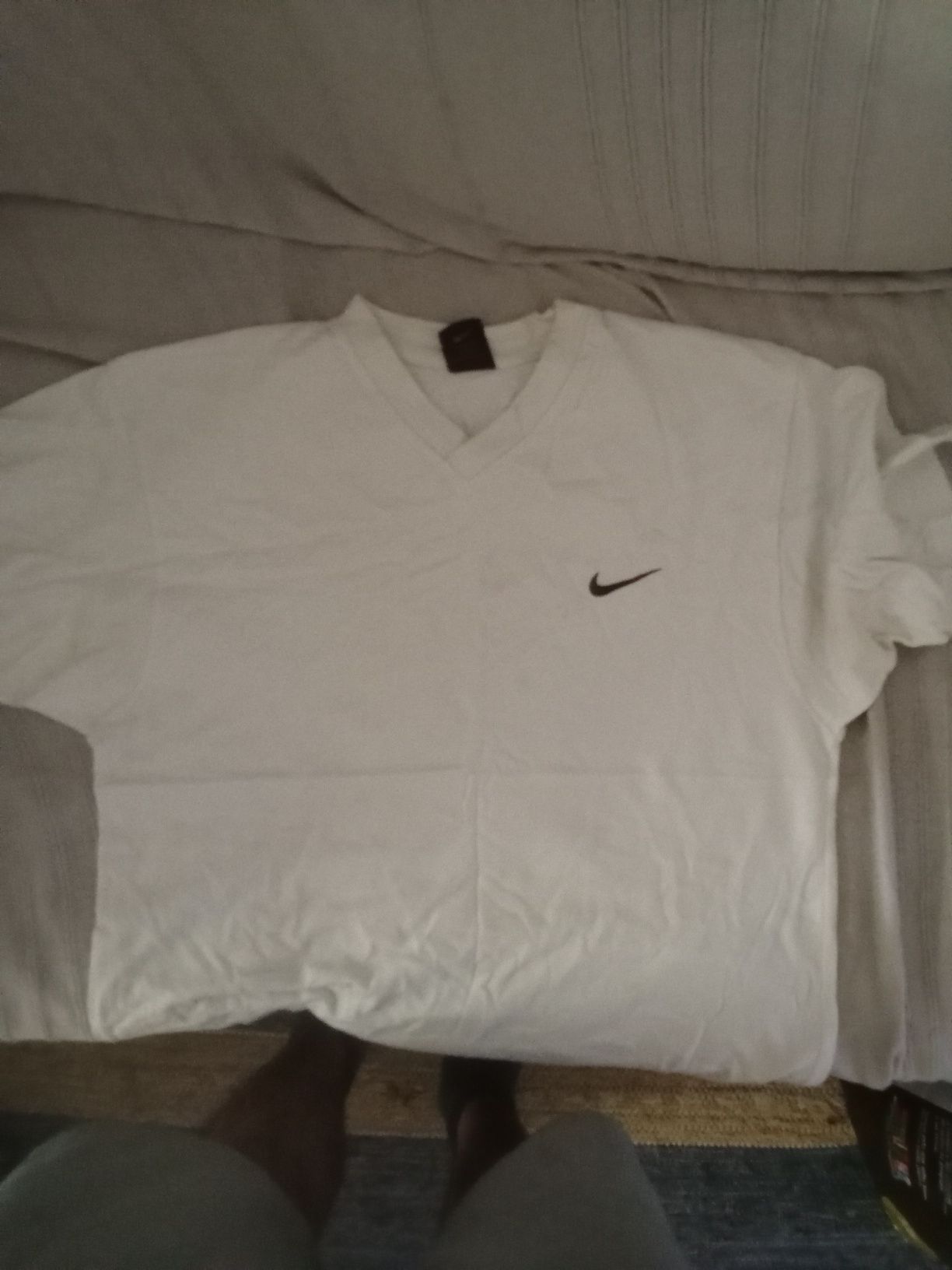 T-shirt desporto Nike branca