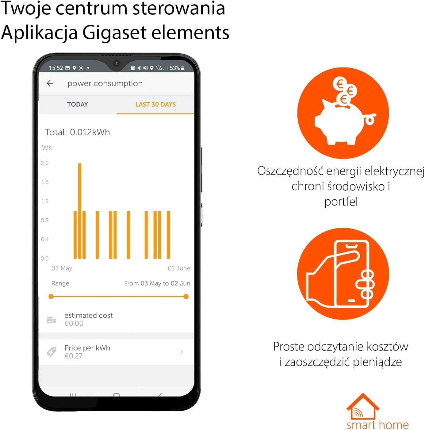 Gigaset Plug 2.0 ONE X inteligentne gniazdko