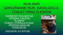 Pogotowie kanalizacyjne Zatkana rura udrażnianie hydraulik awaria