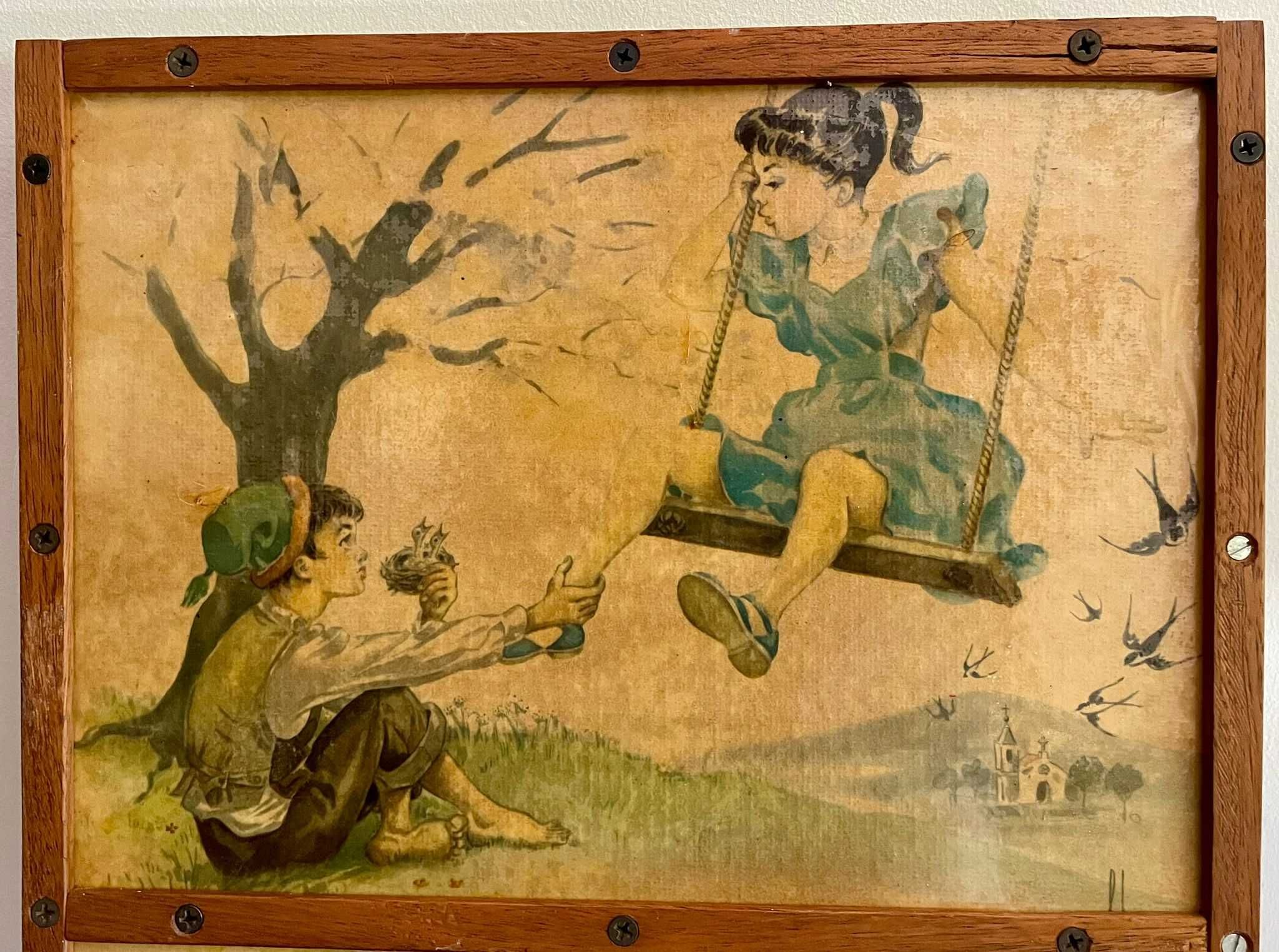 Painel publicitário de António Cruz Caldas, década 60