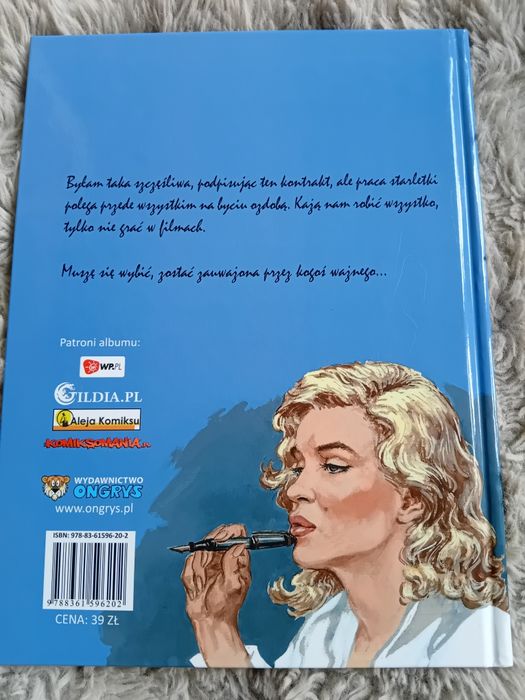 Spadająca gwiazda Marilyn Monroe komiks