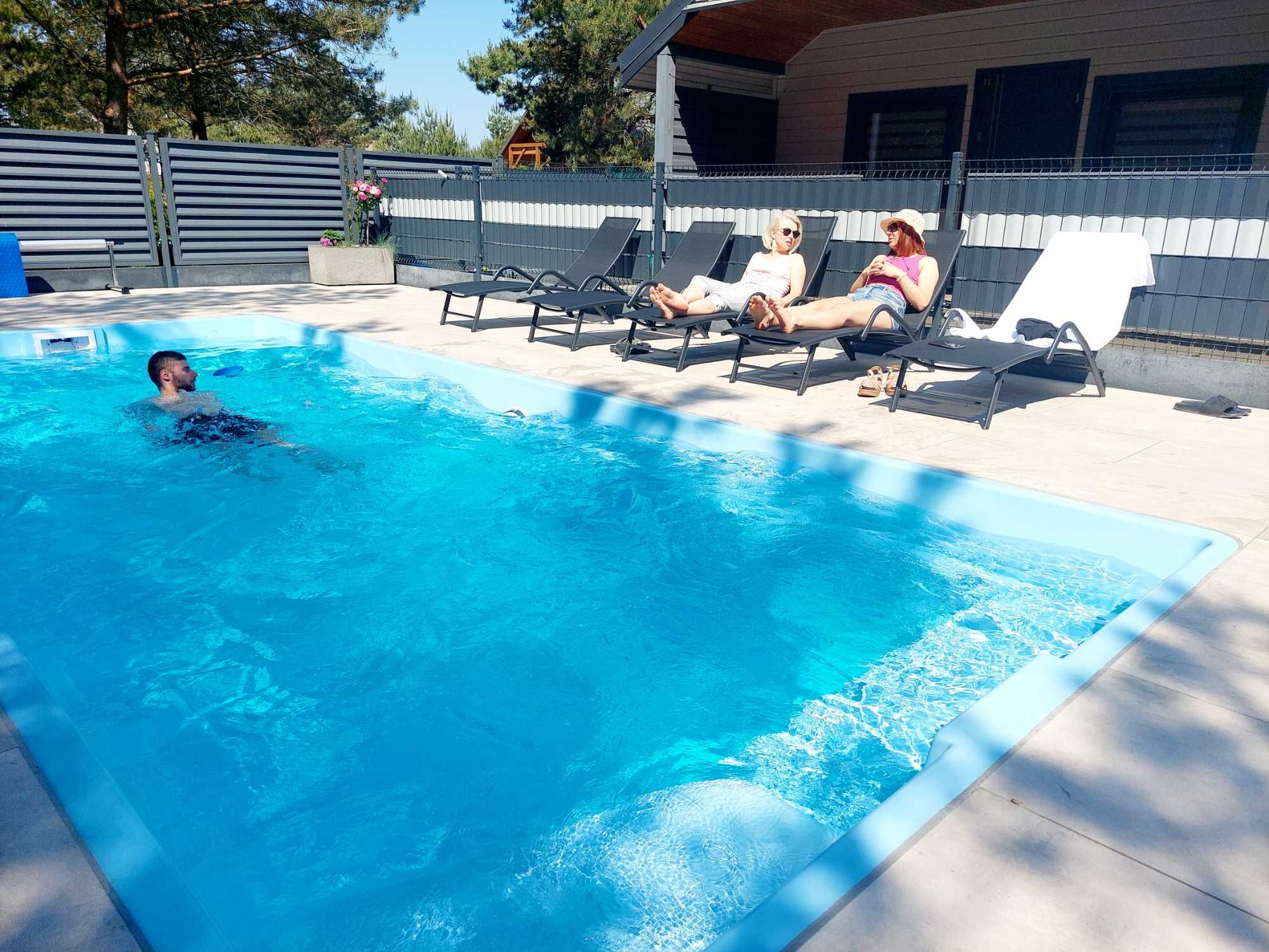 Domki nad morzem sauna jacuzzi basen Ostrowo Jastrzębia Góra