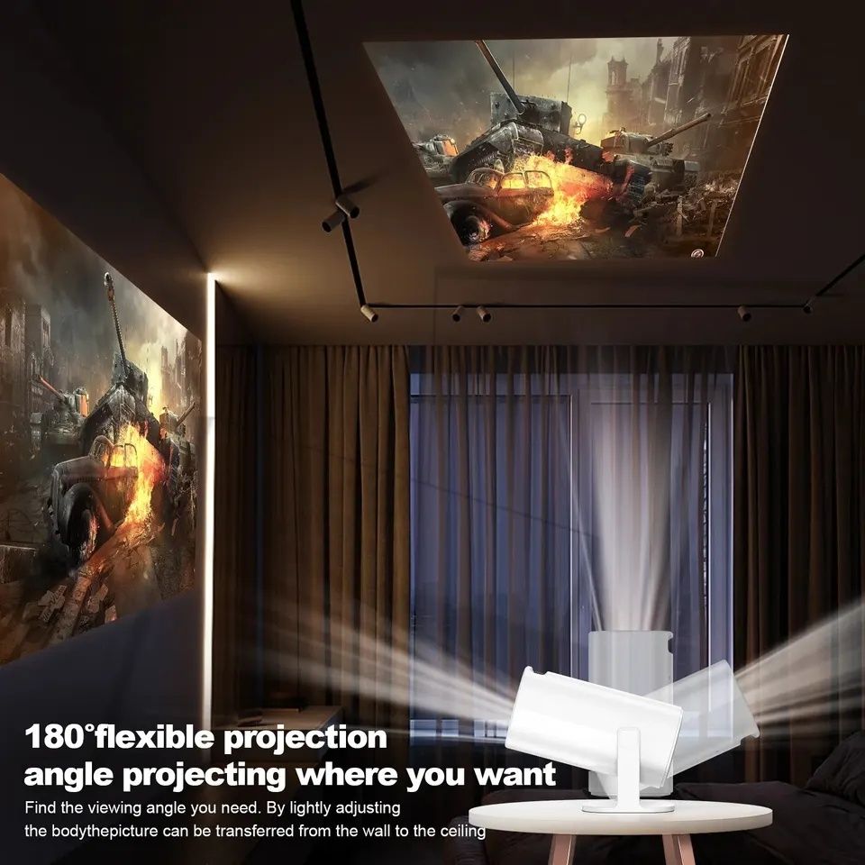 Mini Projektor P30 (Hy300 v2) Full HD Android 11 SmartTV NETFLIX
