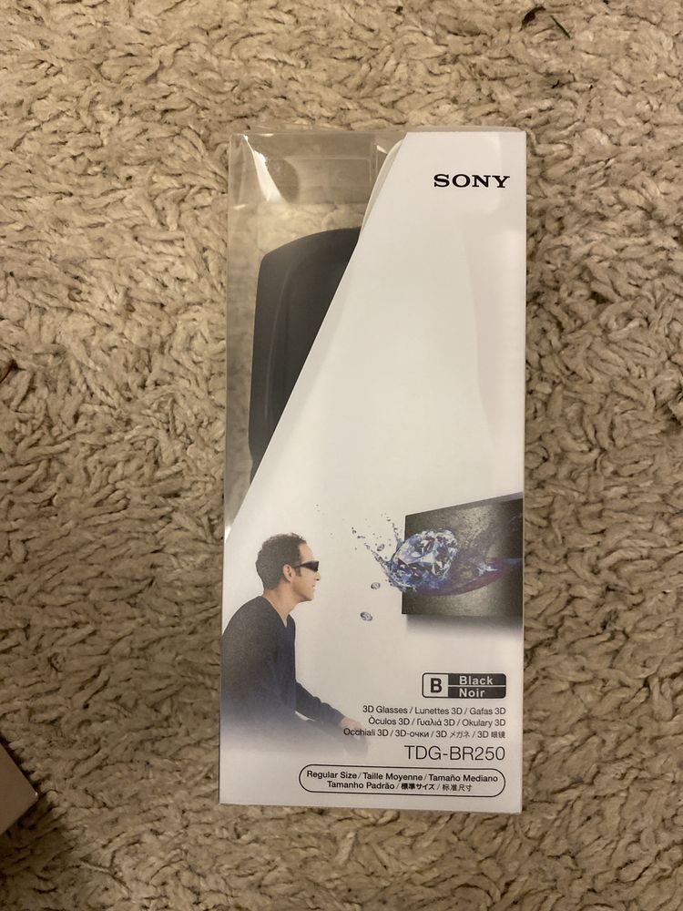 Okulary 3D Sony 3szt komplet nowe FHD