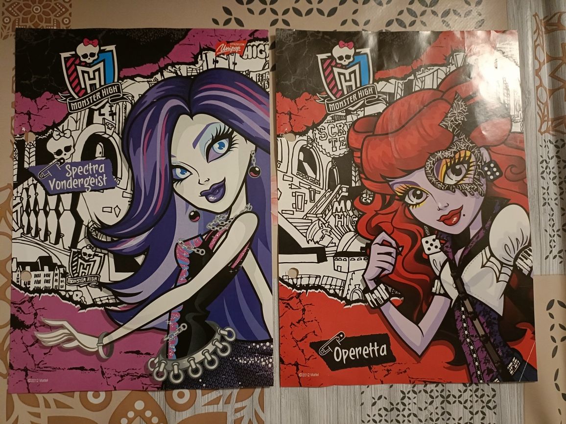 Karteczki do segregatora Monster High