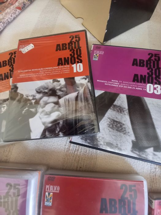 DVD Colecção 25 Abril - 30 Anos Completo ainda selado e com caixa