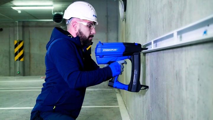 Gazowy Osadzak Gwoździarka Betonu Stali Aku 2ah 18v 15-38mm Rawlplug