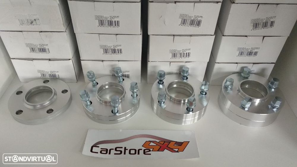 Conjunto espaçadores/ alargadores / bolachas Mercedes 16mm 5x112  66.