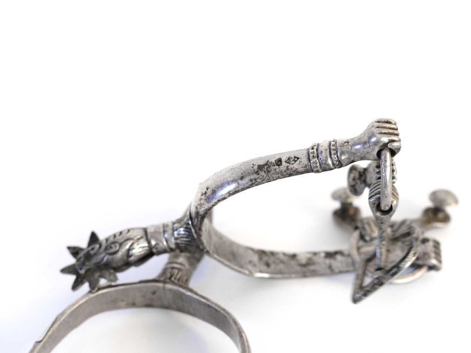 PRATA | esporas cavaleiro em prata