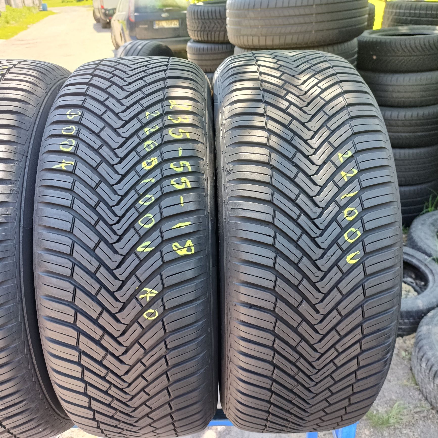 235/55r18 Continental AllseasonContact z 2023r 7mm jak nowe
