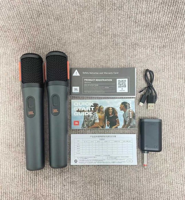 JBL mikrofon bluetooth z ładowaniem/naładowujący