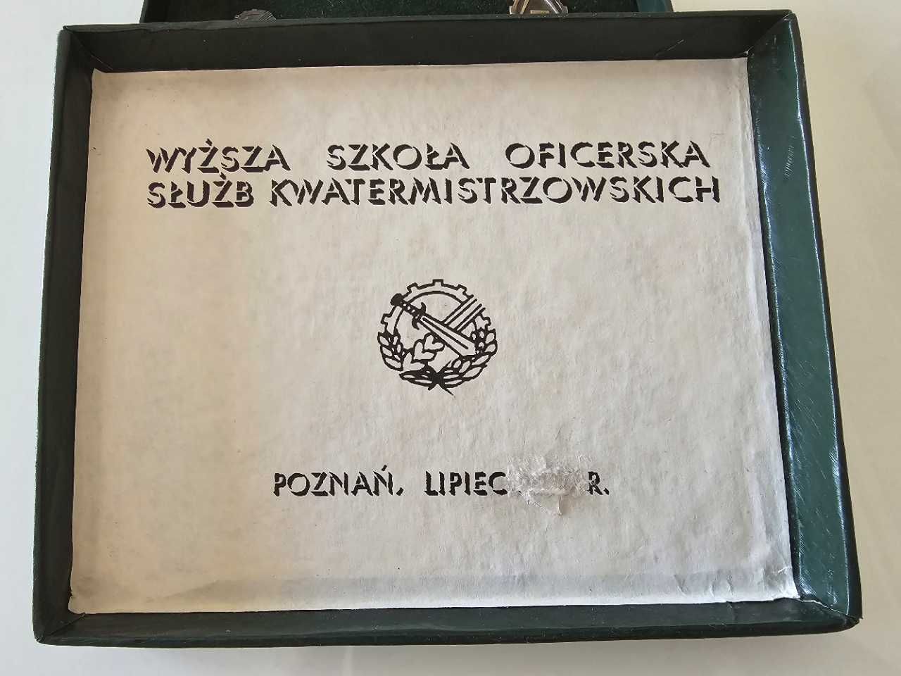 Zestaw odznak: Wyższa Szkoła Oficerska Służb Kwatermistrzowskich