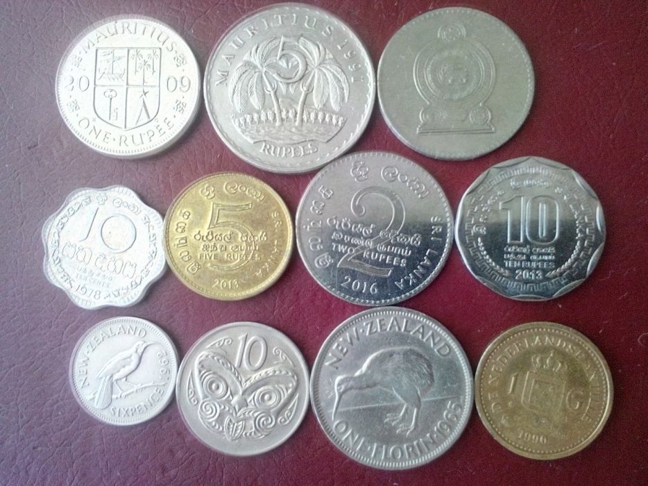 Монеты 40 островов.Океания,Карибы и другие