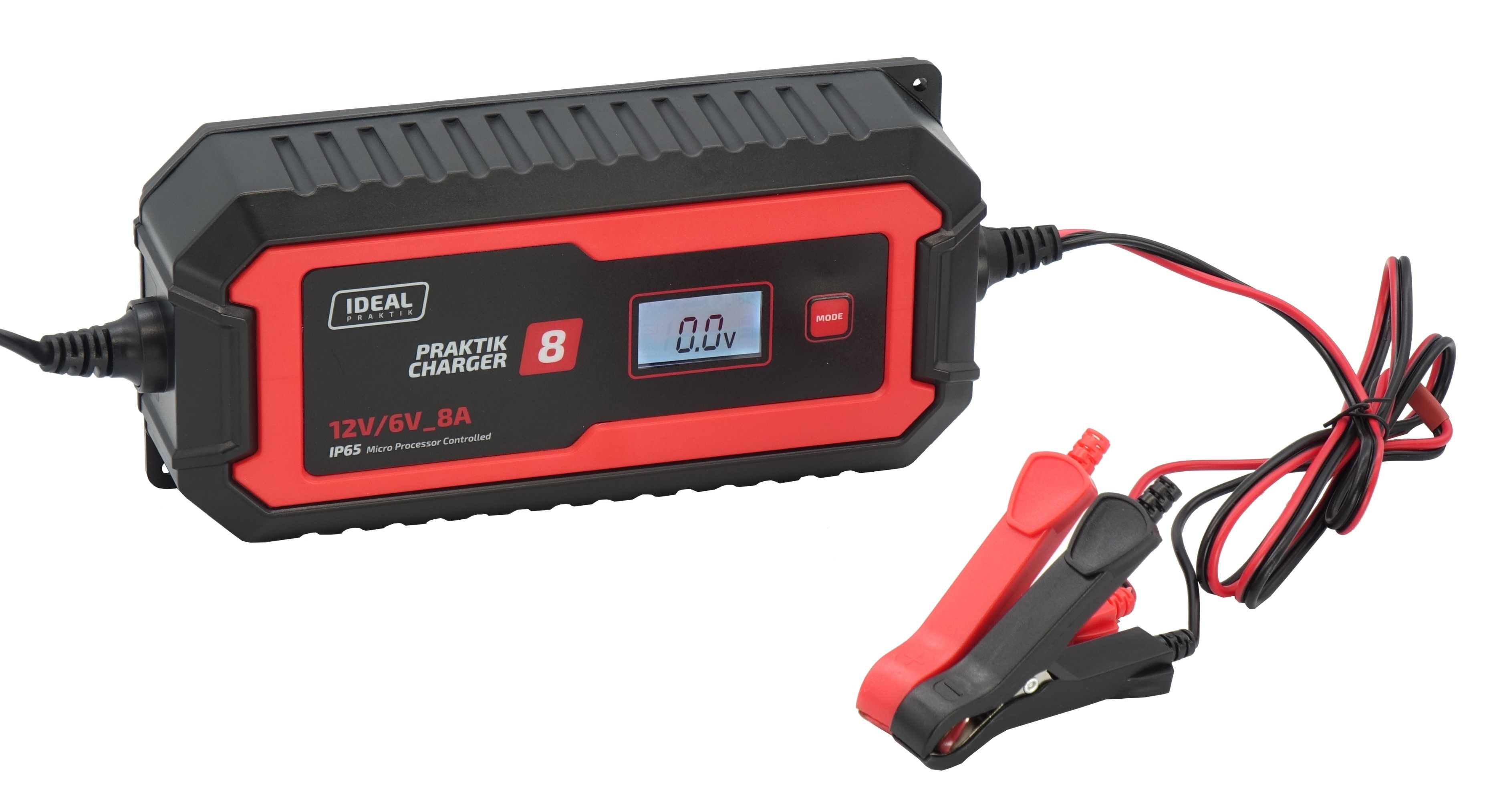 prostownik ideal praktik charger 8 lcd 6/12vautomatyczny gel WET AGM